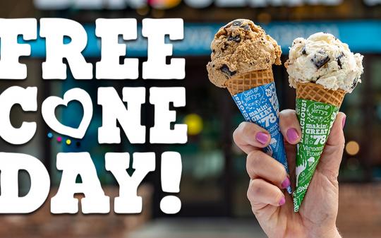 Ben and Jerry's Free Cone Day 2019 image
