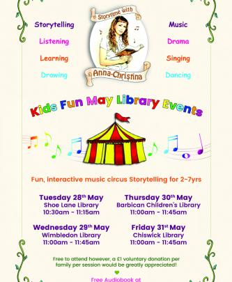 Storytime with Anna-Christina - Kids Fun May Library Events image