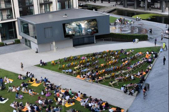 Ready Player One outdoor screening at Merchant Square image