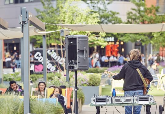 Weekly free live music gigs on the Floating Pocket Park image