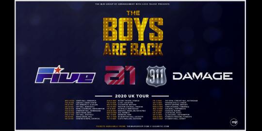 The Boys Are Back Tour image