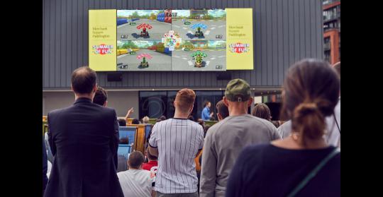 Biggest multi-player gaming screen in London image