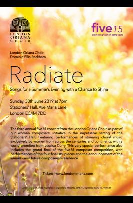 Radiate - Songs for a summer's evening - with a chance to shine image