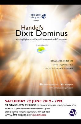 Handel's Dixit Dominus | Colla Voce Singers and FIGO image