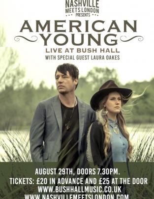 'Nashville Meets London’ Presents American Young Bush Hall, London image
