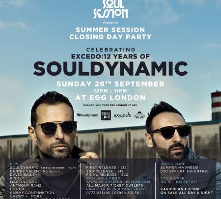 Soul Session Summer Closing Day Party image
