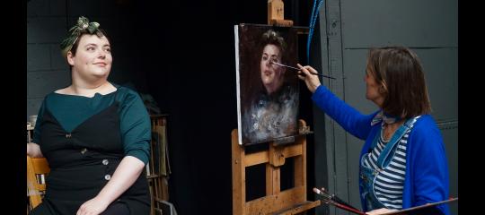 Portrait Painting: WO2 Catherine Munro MBE image