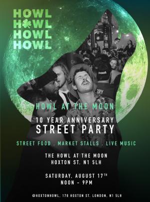 Howl At The Moon - 10 Year Anniversary Street Party image