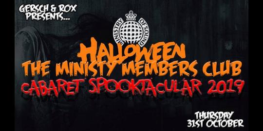 Ministry Of Cabaret Halloween Spooktacular 2019 image
