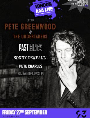Pete Greenwood & The Undertakers - London AAA Live Presents image