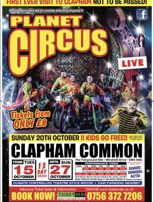 Planet Circus The WOW Factor, Clapham Common - London image
