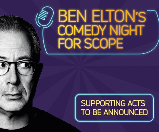 Ben Elton's comedy night for Scope image