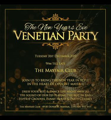 New Year’s Eve Venetian Mask Party in London image
