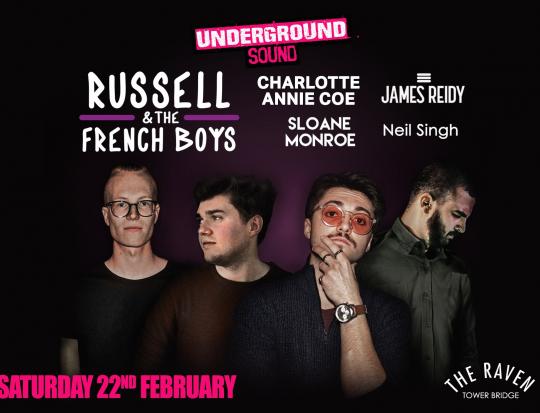 Russell & The French Boys - Underground Sound Presents image