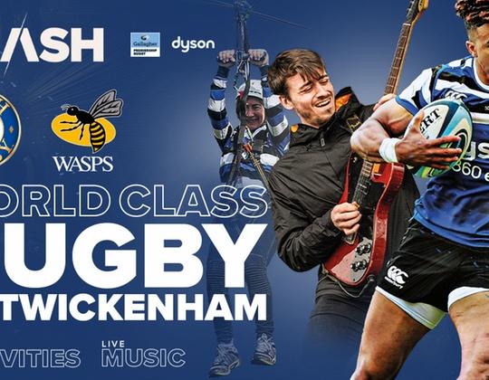 The Clash 2020 Bath Rugby VS Wasps image