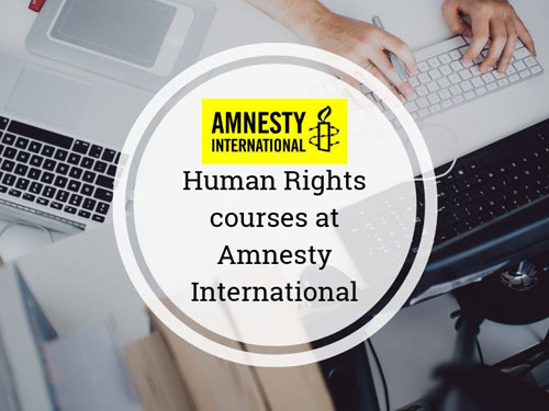 Enrol onto an Amnesty International course image