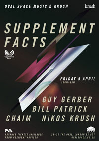 Oval Space Music & Krush presents Supplement Facts image
