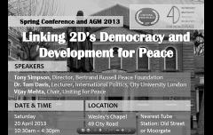 Conference on Democracy and Development for Global Peace image