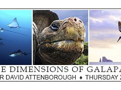 Dinner with Sir David Attenborough & film exclusive screening of Galapagos 3D image