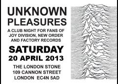 Unknown Pleasures (Joy Division / New Order Party) image