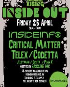 Roundhouse Rising presents Inside Out: InsideInfo, Critical Matter, DJ Telex, Codetta, Skuta, Plan K, Jellyman. Hosted by Bassline MC.  image