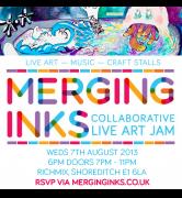 Merging Inks Project - Live Art, Music + Craft Stalls image