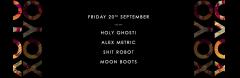 Holy Ghost! (DJ Set), Alex Metric, Shit Robot, Moon Boots image