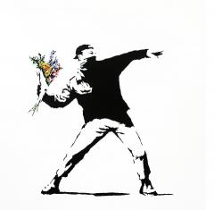 Paint Banksy's Flower Thrower image