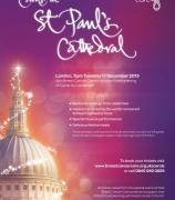 Carols at St Paul's Cathedral with Breast Cancer Care image