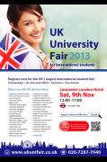 UK University Fair 2013 image