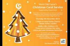 World Child Cancer's Christmas Carol Service  image
