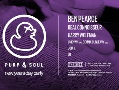 Purp & Soul Presents Ben Pearce + Real Connoisseur + Harry Wolfman image