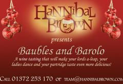 Baubles & Barolo - A Festive Wine Tasting image