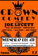 Crown Comedyclub Blackheath ~ Dec 4th ~ JOE LYCETT image