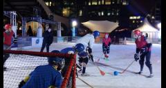 Broomball time at Broadgate Ice Rink image