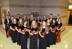 Free charity concert by Roswell High School Orchestra (USA) and the Waterloo Singers (UK) image