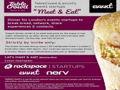 TableCrowd and evvnt's Meet and Eat for Events Startups image