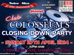 TwiceasNice @ Club Colosseum's Closing Down Party image