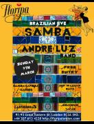 Brazilian JIVE with Live Music and Samba Drummers show image