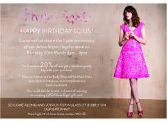 1st Anniversary of the Phase Eight Flagship store image