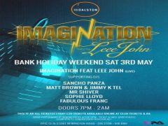 Indalston pres. ‘Imagination feat. Leee John’ Live" image