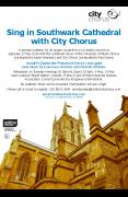 Sing in Southwark Cathedral with City Chorus image
