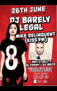 Proud Presents: DJ Barely Legal + Mike Delinquent image