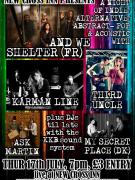 And We Shelter + Karman Line + Third Uncle + Ask Martin image