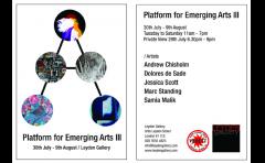 Platform for Emerging Arts III Exhibition image