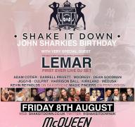 Shake It Down Present John Sharkie's Bday with a DJ Set by Lemar image