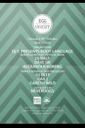 Egg Uncut: DJ T presents ‘Body Language’ Album Launch (Get Physical)  image