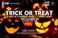 Shorts On Tap present: 'Trick or Treat - A Hell of a Horror Night - 7 Short Films'  image