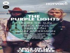 The Purple Lights, Under The Sun, Pistol Kings, Paper Fish and Malin Anderson image