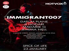 Live Music at Spice of Life Feat Immigrant007, Datum Plane and Support image
